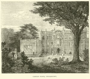 Camden Place, Chislehurst, September 1870 by English School