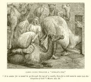 Camel Going Through a Needle