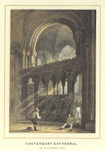 Canterbury Cathedral, View of St Anselm
