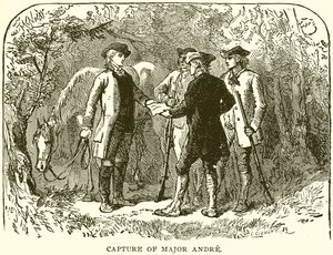 Capture of Major Andre by English School