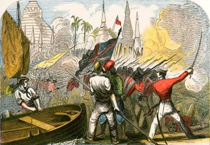 Capture of Rangoon, Burmese empire by English School