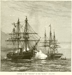 Capture of the Mercence by the Russia by English School
