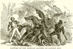 Capture of the Mexican Battery by Captain May by English School