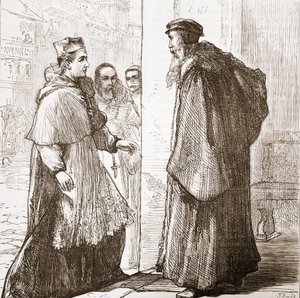 Cardinal Sadoleto visits Calvin