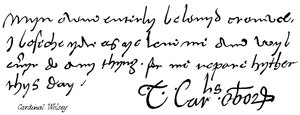 Cardinal Wolsey