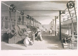 Carding, Drawings and Roving Textiles