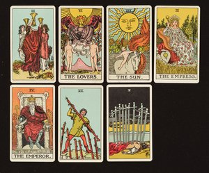 Cards from a Tarot set