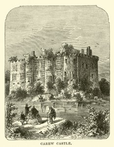 Carew Castle by English School