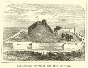 Carisbrooke Castle in the 17th century by English School