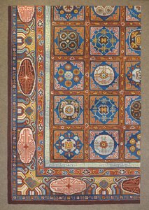 Carpet design by English School