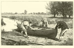 Carrying Over at a Weir by English School