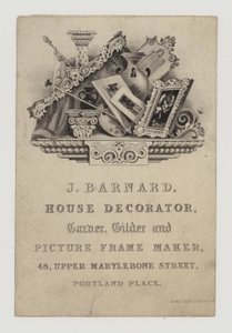 Carvers and Gilders, J Barnard by English School