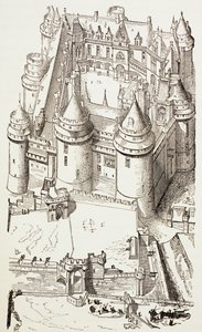 Castle of Pierrefonds, France, c.1880 by English School