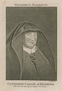 Catherine Countess of Desmond, who lived to the age of about 140 years by English School