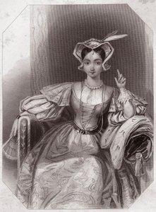 Catherine of France (Henry V) (circa 1838) from Gallery of the Women of Shakespeare by English School