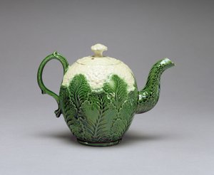 Cauliflower Teapot, from Burlem, Staffordshire, c.1759-66