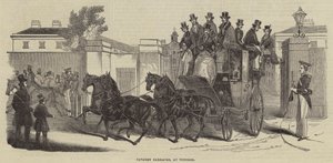 Cavalry Barracks, at Windsor by English School