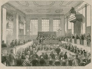 Central Criminal Court, Old Bailey by English School