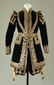 Ceremonial Costume, 1821 by English School