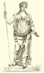 Ceres Found at Ostia in 1856 (Museum of the Vatican) by English School