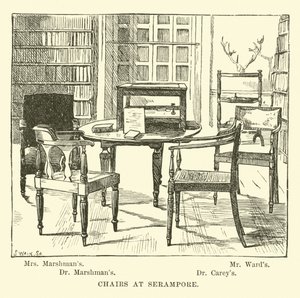 Chairs at Serampore