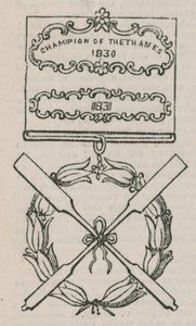Champion of the Thames Insignia by English School