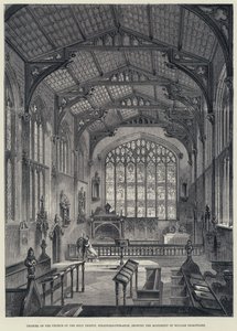 Chancel of the Church of the Holy Trinity, Stratford-upon-Avon, showing the Monument of William Shakespeare