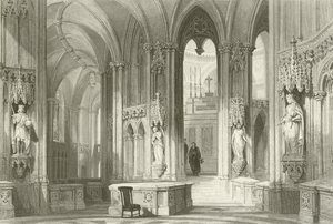 Chapel of Dreux, the Mausoleum of the Orleans Family by English School