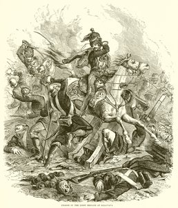 Charge of the Light Brigade at Balaclava by English School