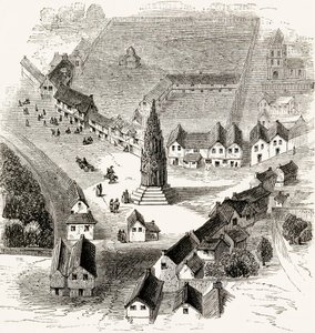 Charing Cross, London, in the 16th Century, c.1865 by English School