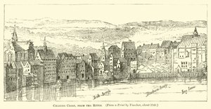 Charing Cross, from the River by English School