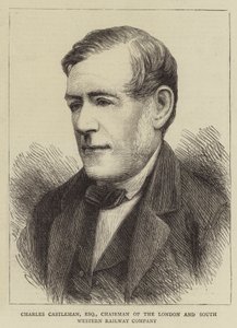 Charles Castleman, Esquire, Chairman of the London and South Western Railway Company by English School