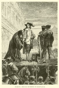Charles I delivers his George to Bishop Juxon