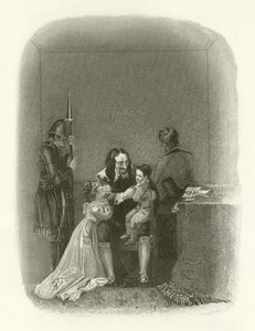 Charles I Taking Leave of His Children by English School