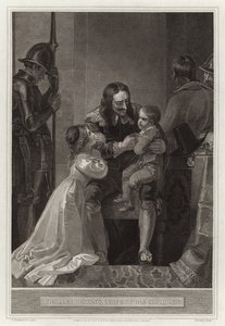 Charles I taking leave of his children