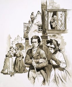 Charles Lamb and his sister were driven from one lodging to another by local gossip