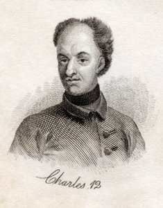 Charles XII, King of Sweden, from Crabbs Historical Dictionary, published 1825 by English School