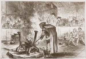 Charles sees the Play of the Masks by English School