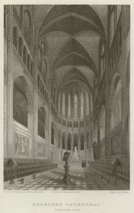 Chartres Cathedral, View of the Choir by English School
