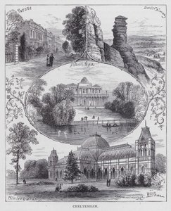 Cheltenham (engraving) by English School