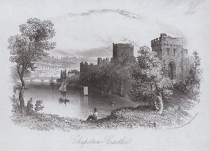 Chepstow Castle by English School