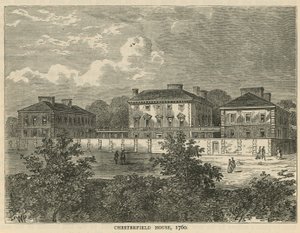 Chesterfield House, 1760 by English School