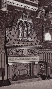 Chimney Piece, Cardiff Castle by English School