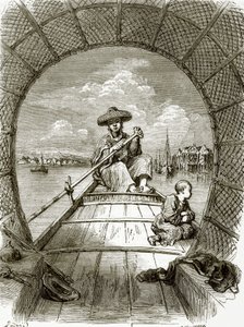 Chinese boat by English School