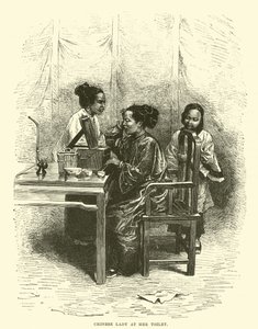Chinese Lady at Her Toilet by English School