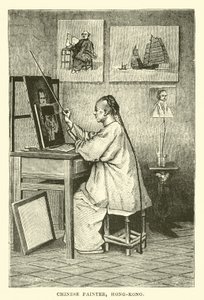 Chinese Painter, Hong-Kong by English School