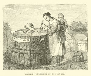 Chinese Punishment of the Cangue by English School