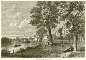 Chiswick Mall, in 1820 by English School