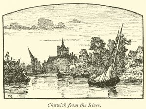 Chiswick from the River by English School