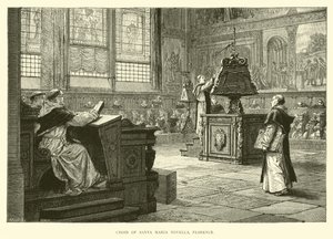 Choir of Santa Maria Novella, Florence by English School